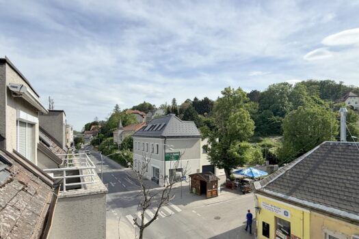 Ausblick vom Balkon