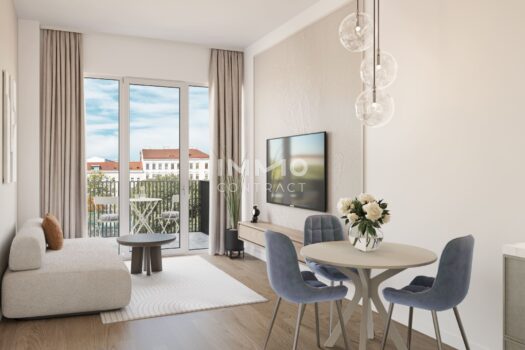 WOHNEN AM PARK - Urban & Grün - Erstbezug 2 Zimmer! Top 1.36 Wohn-Essbereich