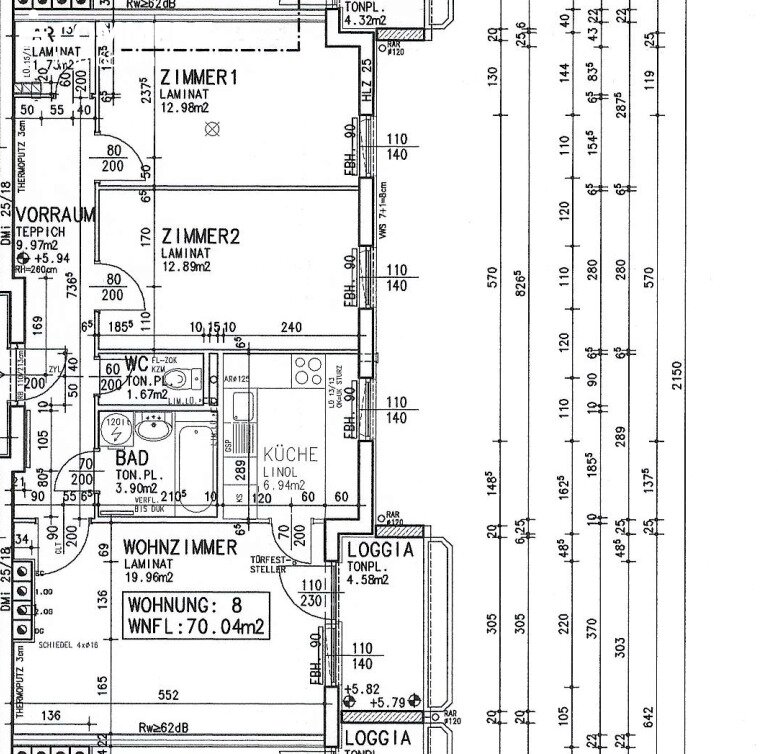 Plan Wohnung