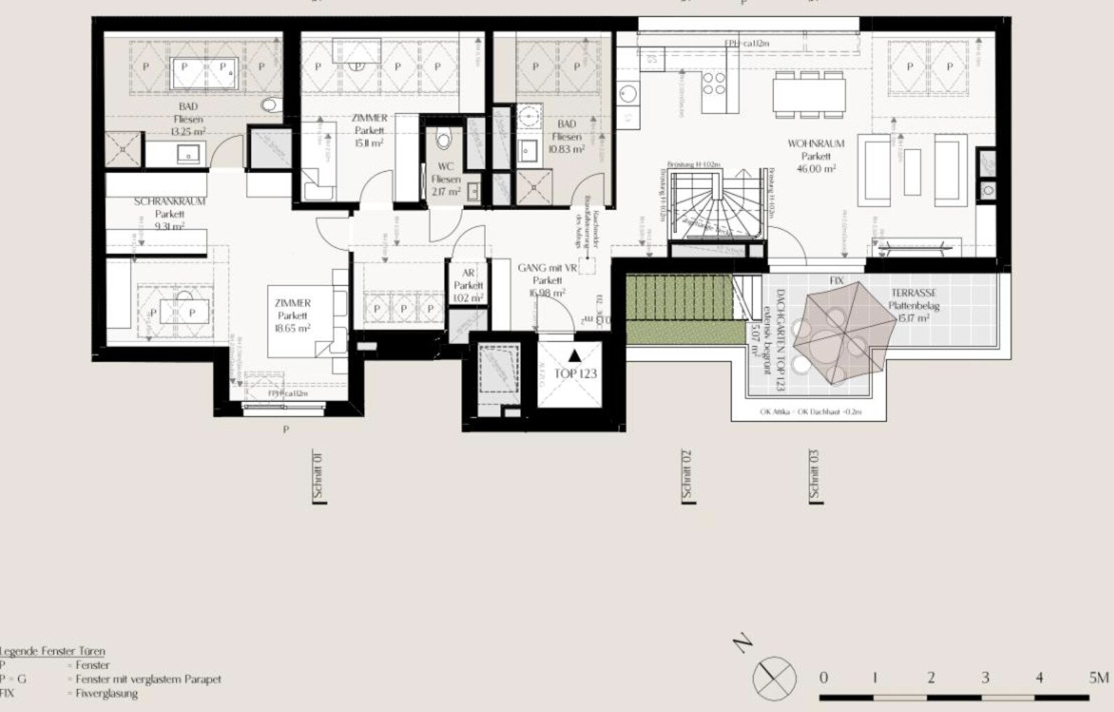 Grundriss 2. Wohnebene