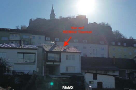 Drohnenansicht mit Bezeichnung